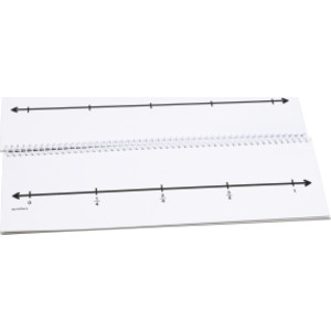 Fraction Number Line Flip Book