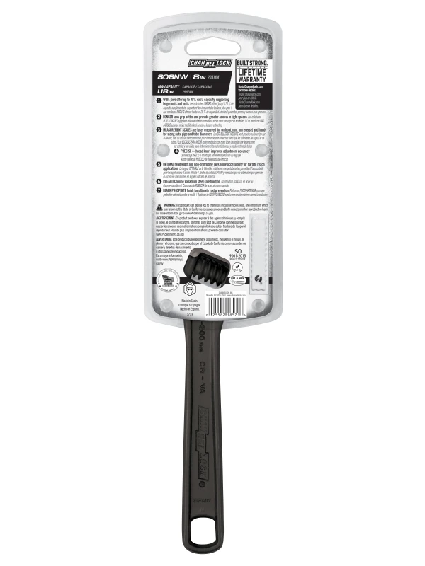 808NW 8-inch Adjustable Wrench