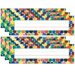 Carson Dellosa Education Eric Carle Dots Desk Nameplates, 36 Per Pack, 6 Packs CD-122026-6