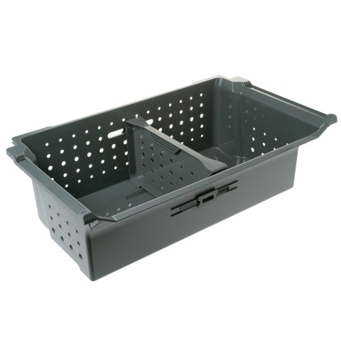 GRAY FREEZER LOWER BASKET ASSEMBLY