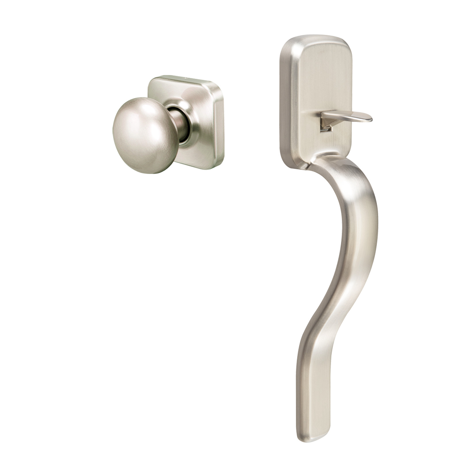 Ridgefield Handleset with Square Round Rosette