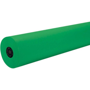 Art Paper Roll, Festive Green, 36" x 500', 1 Roll