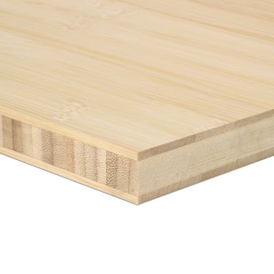 3/4 Inch Natural Horizontal Bamboo Plywood - 3 PLY-0