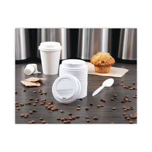 Solo, Traveler Dome Hot Cup Lid, Fits 8 oz Cups, White