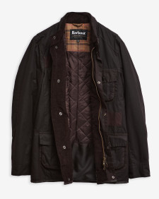 Barbour Re-Loved Corbridge Waxed Jacket - Size S Rustic