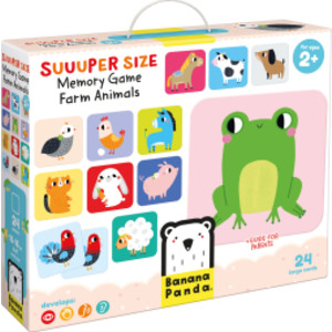 Suuuper Size Farm Animals Memory Game