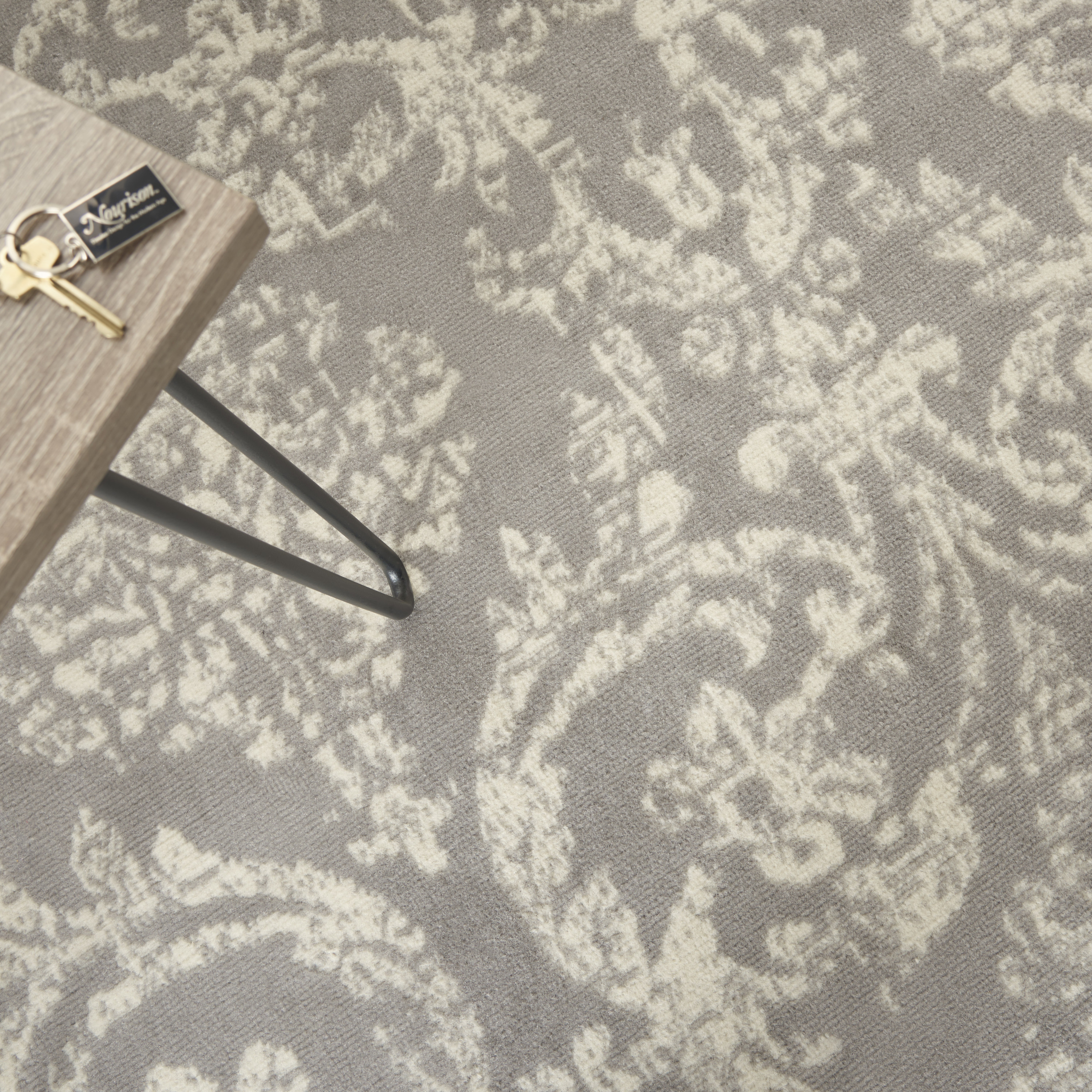 Nourison Jubilant 5'3" x 7'3" Grey Vintage Indoor Rug