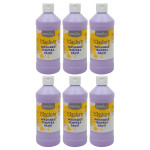 Handy Art&reg; Little Masters&reg; Washable Tempera Paint, 16 oz., Light Purple, Pack of 6 RPC211738-6