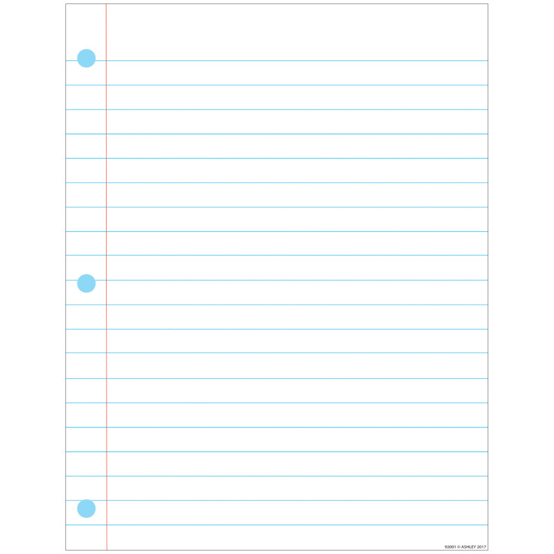 Smart Poly™ Notebook Page Chart, Dry-Erase Surface, 17" x 22"