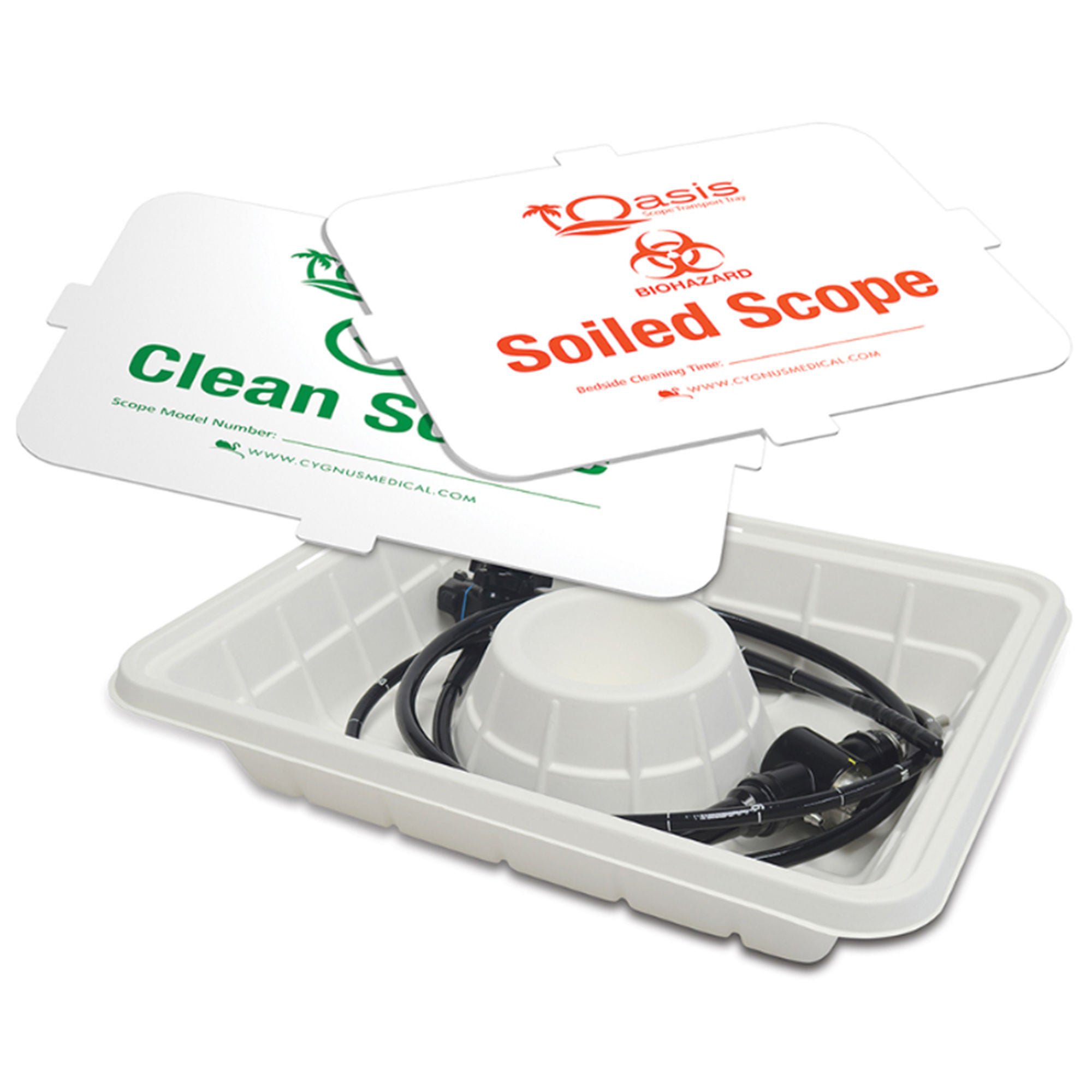 Scope Transport Tray with Lid Oasis® Biodegradable Plant-Based Material 16-1/2 X 20-1/2 Inch