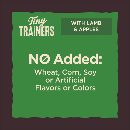 <p>Wellness® CORE® Tiny Trainers Soft Treats with Lamb and Apples are intended for intermittent or supplemental feeding only.</p>
