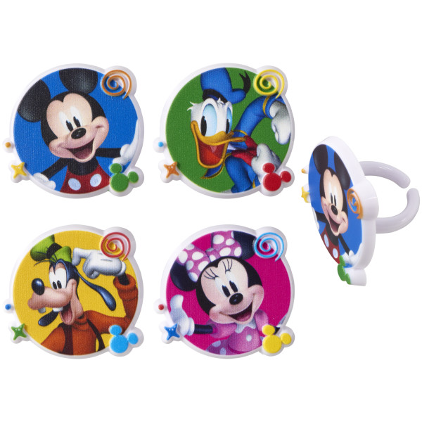 Mickey Mouse Funhouse Best Pals Around Cupcake Rings