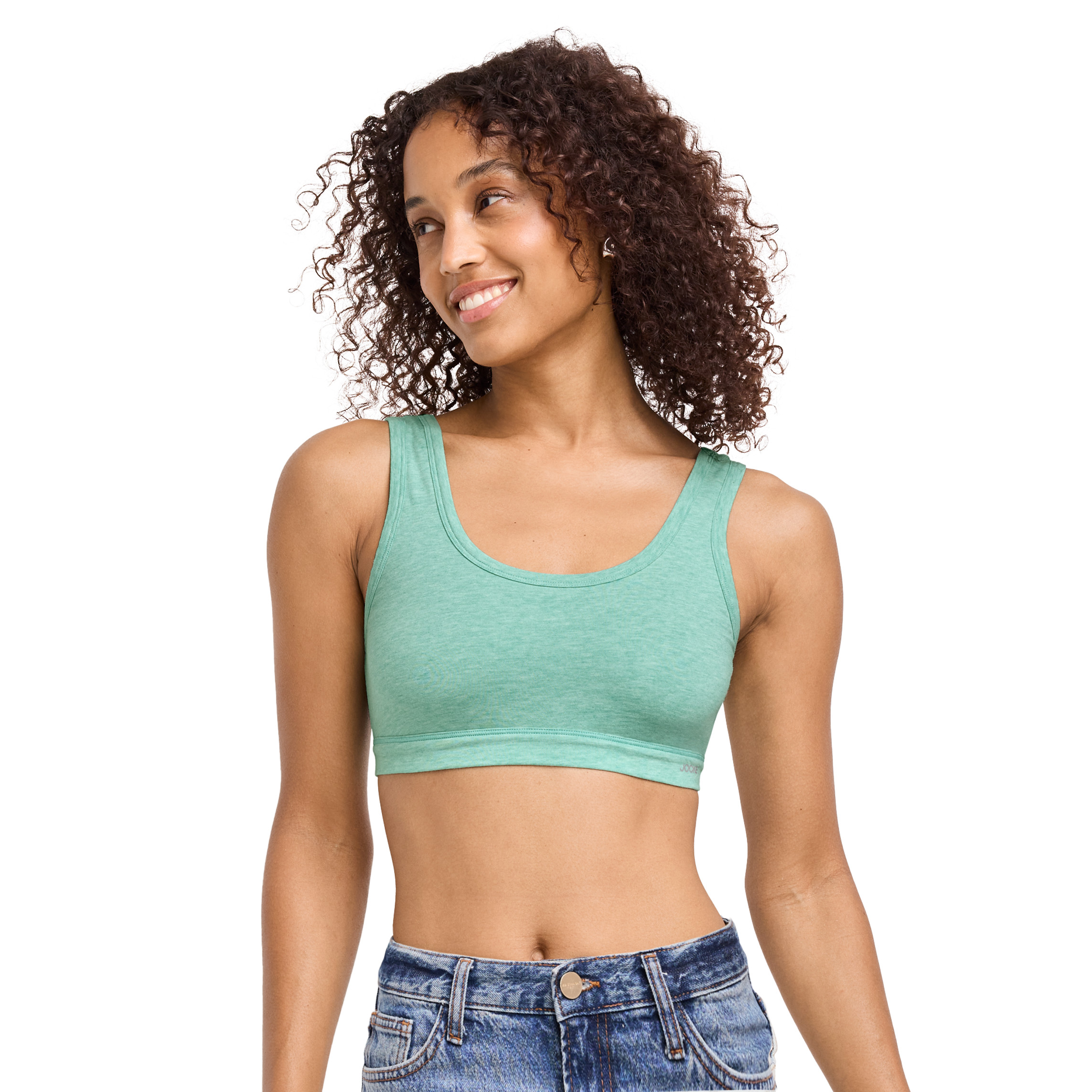 Jockey Women's Organic Cotton Stretch Tank Strap Bralette - Picture 31 of 61