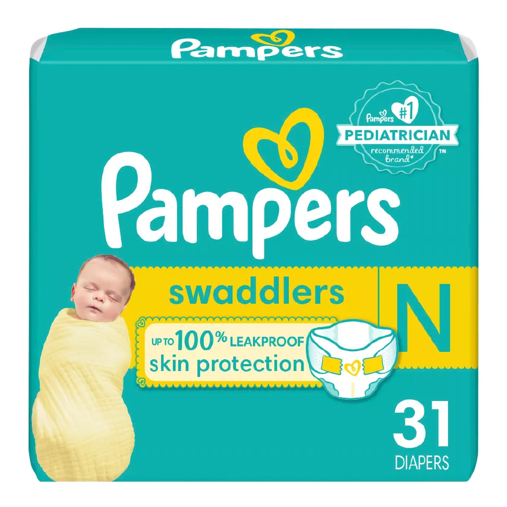 Pampers® Swaddlers Baby Diapers, Size 0