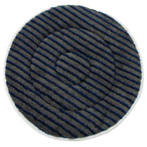 Hillyard,  19", Gray/Blue, Microfiber, Carpet Bonnet