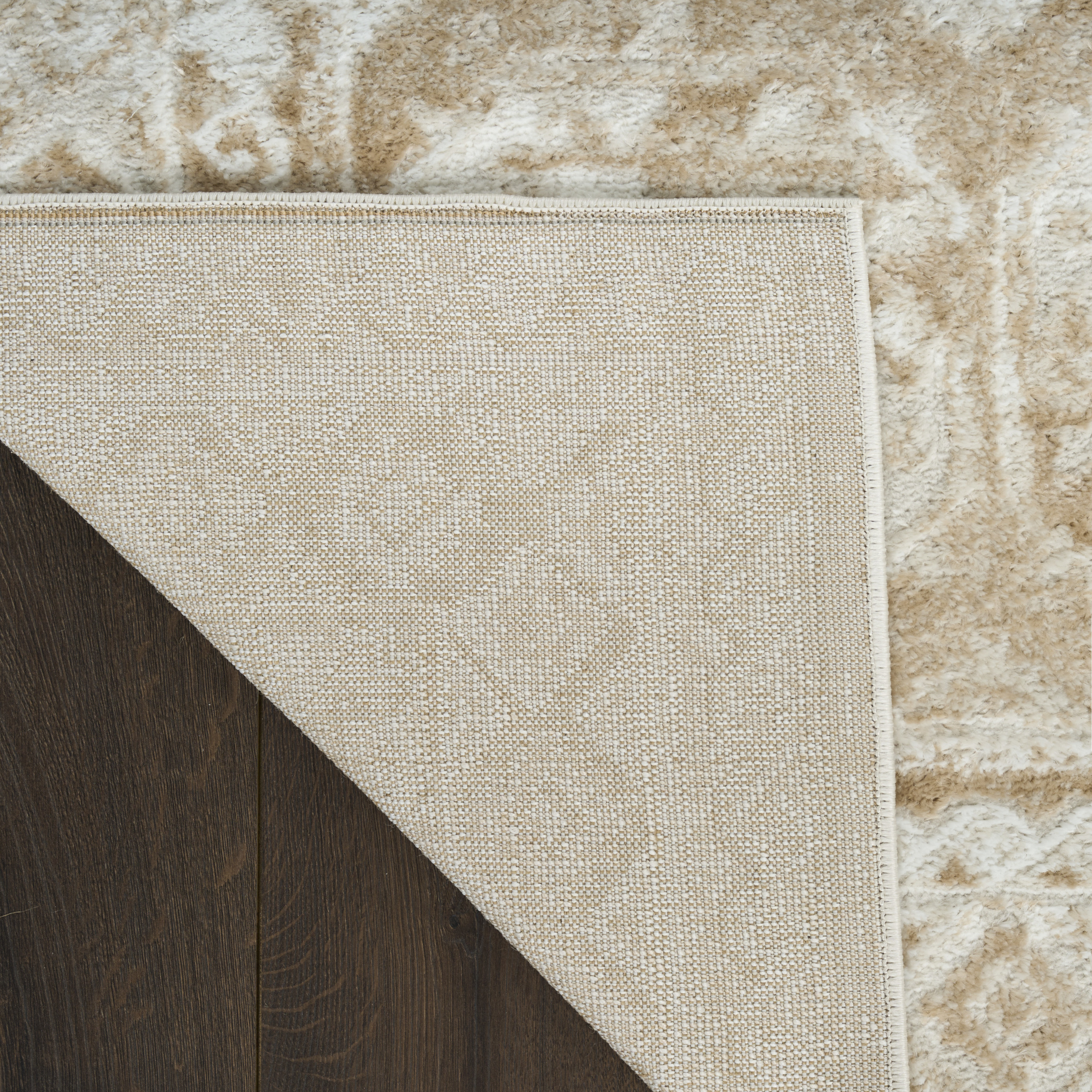 Nourison Dekor 5'3" x 7' Cream Beige Vintage Indoor Rug