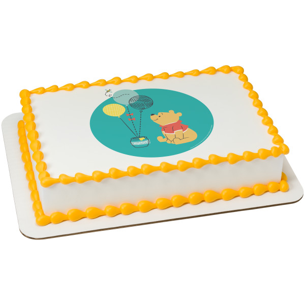 Disney Baby Winnie the Pooh 1st Birthday PhotoCake® Edible Image®