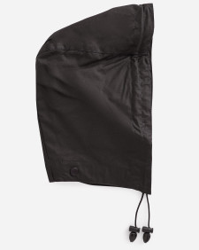 Lightweight Waxed Hood Classic Black