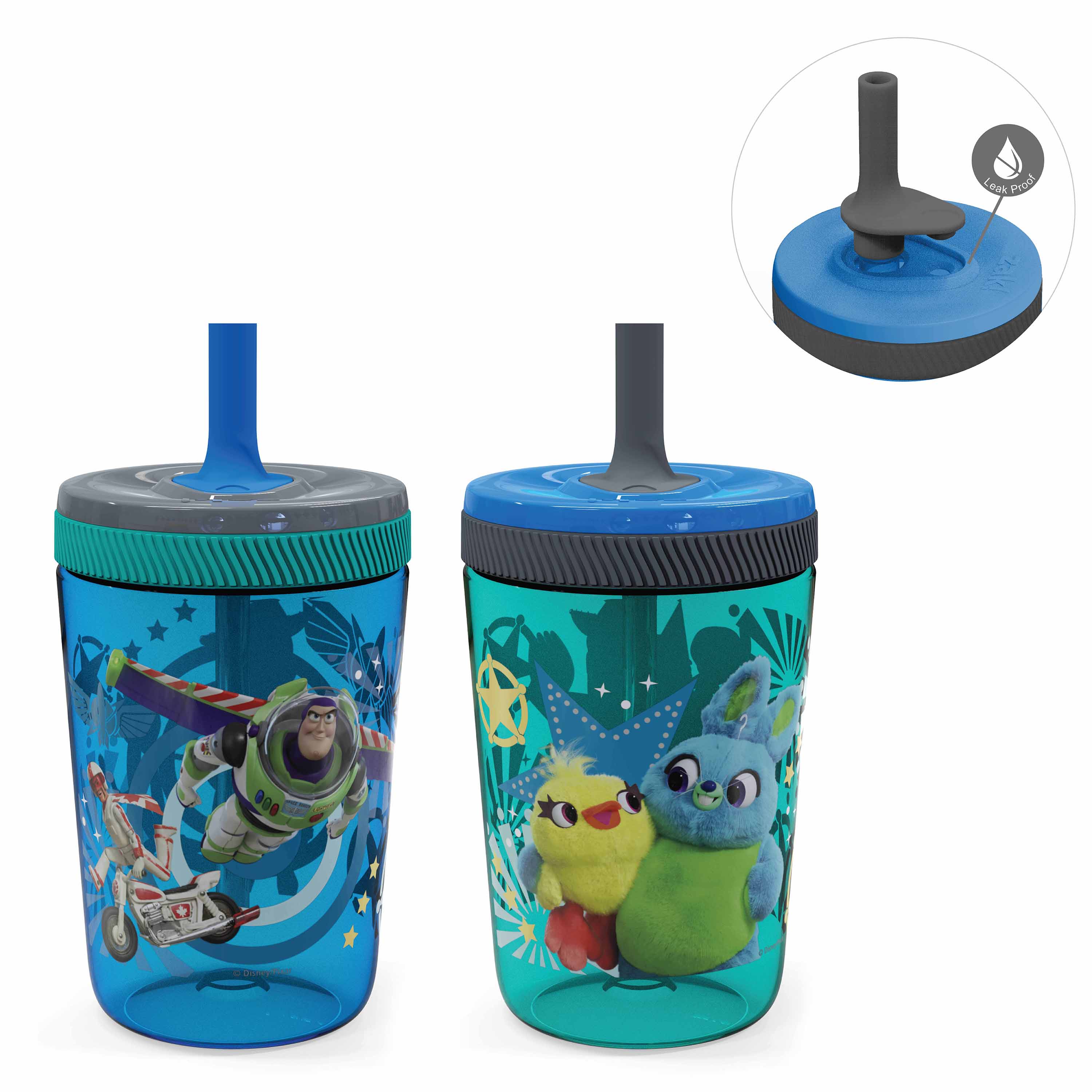 Disney and Pixar 15 ounce Plastic Tumbler with Lid and Straw, Buzz Lightyear and Friends, 2-piece set slideshow image 1 Disney and Pixar 15 ounce Plastic Tumbler with Lid and Straw, Buzz Lightyear and Friends, 2-piece set slideshow image 1