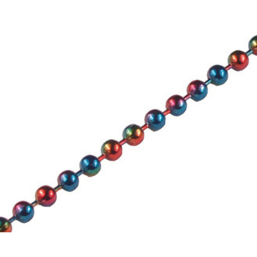 #6 Rainbow Beaded Chain (25')