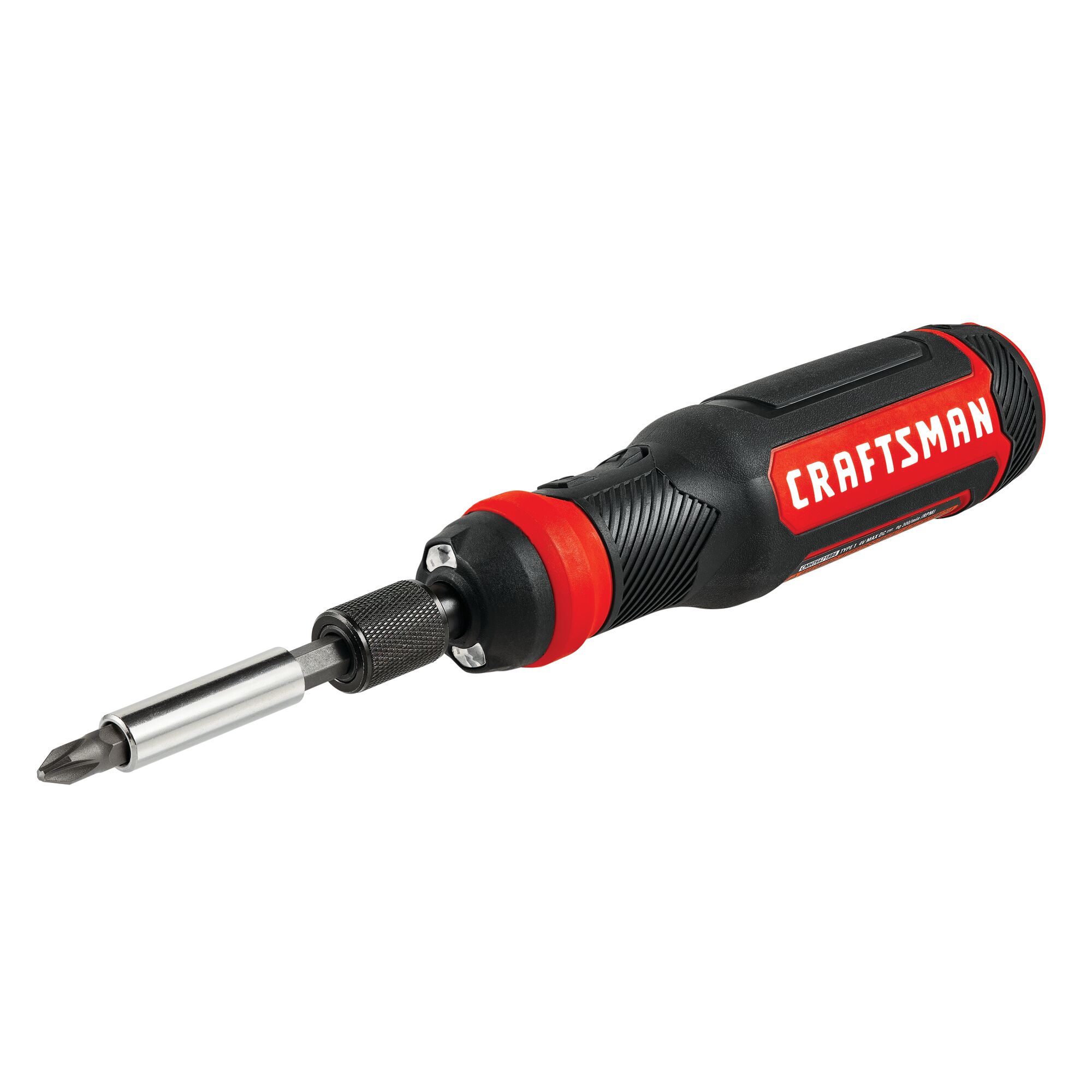 View of CRAFTSMAN Screwdrivers on white background