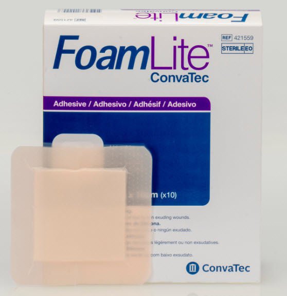 FoamLite™ Thin Foam Dressing, 4 x 4 Inch