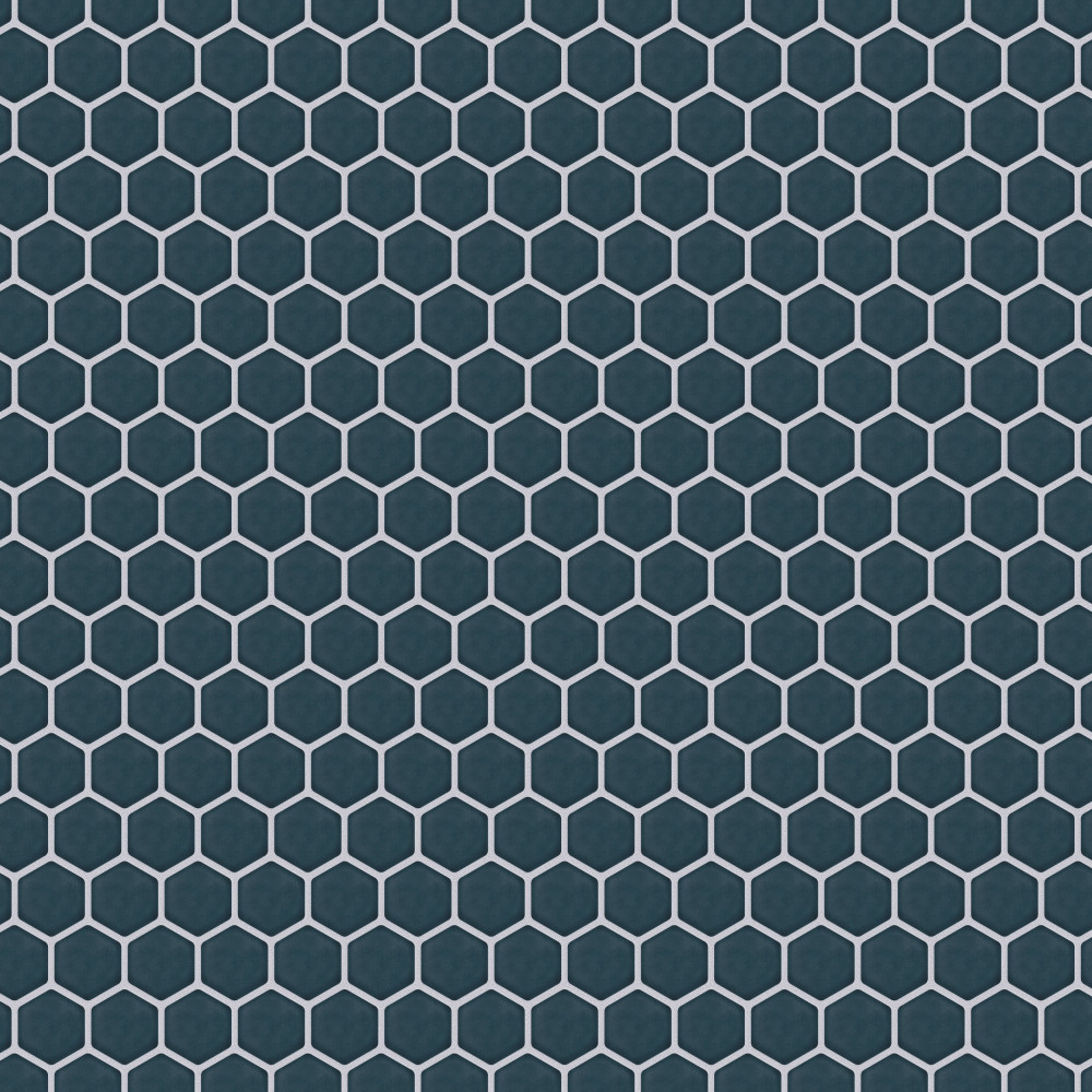 Tribeca 2″ Hex Glacier Blue 11-1/8 in. x 12-5/8 in. Porcelain Mosaic Tile