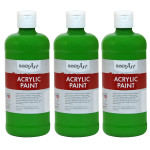 Handy Art&reg; Acrylic Paint 16 oz, Light Green, Pack of 3 RPC101110-3