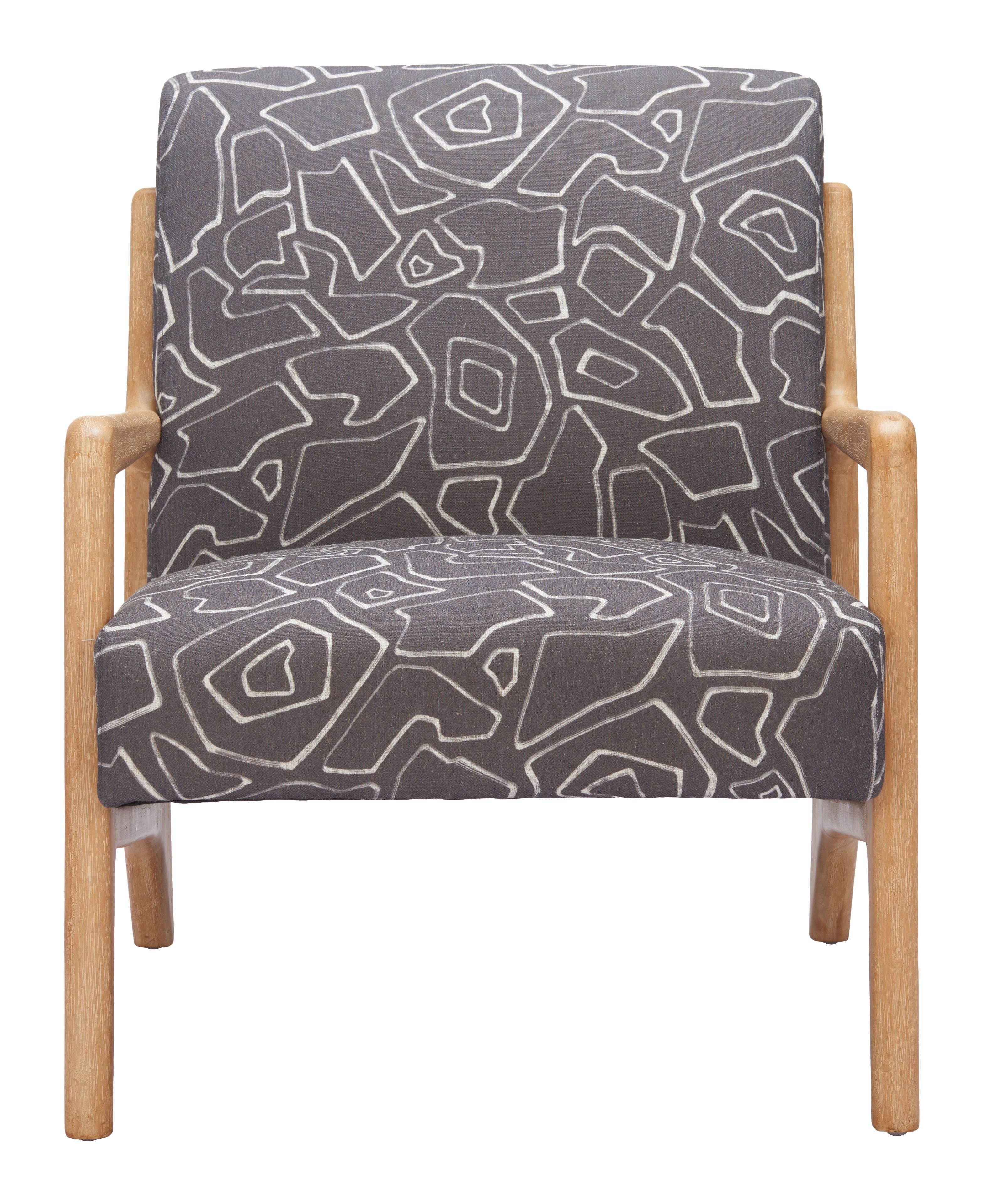 Runa Accent Chair Gray & Natural product image