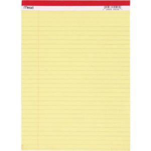 Standard Legal Pad, 8-1/2" x 11-3/4", 50 Sheets