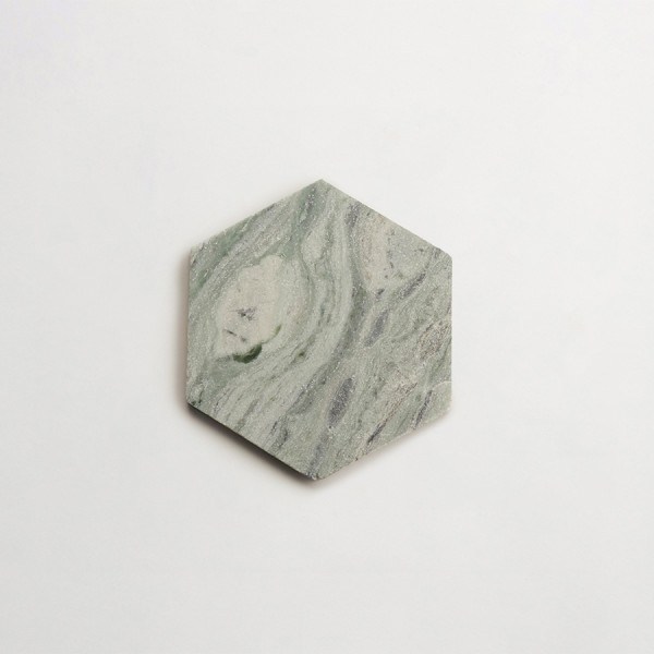 lapidary: girata | hex | jade green | tumbled 
