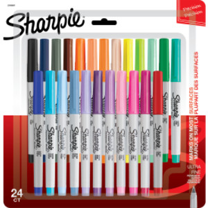 Ultra Fine Point Marker Sets, Assorted, 24 Count