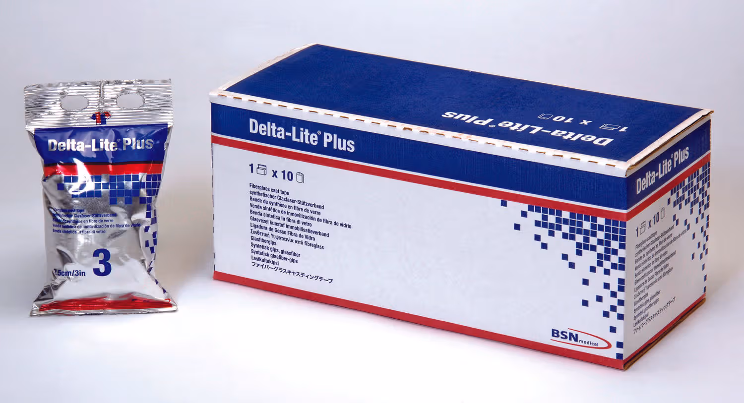 Delta-Lite® Plus Deep Blue Cast Tape, 4 Inch x 4 Yard