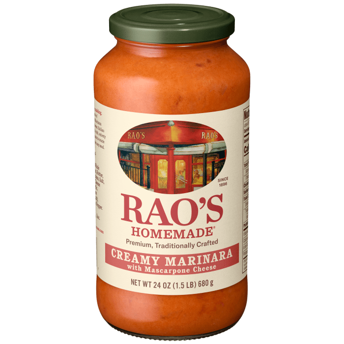 Creamy Marinara with Mascarpone Sauce, 24 oz