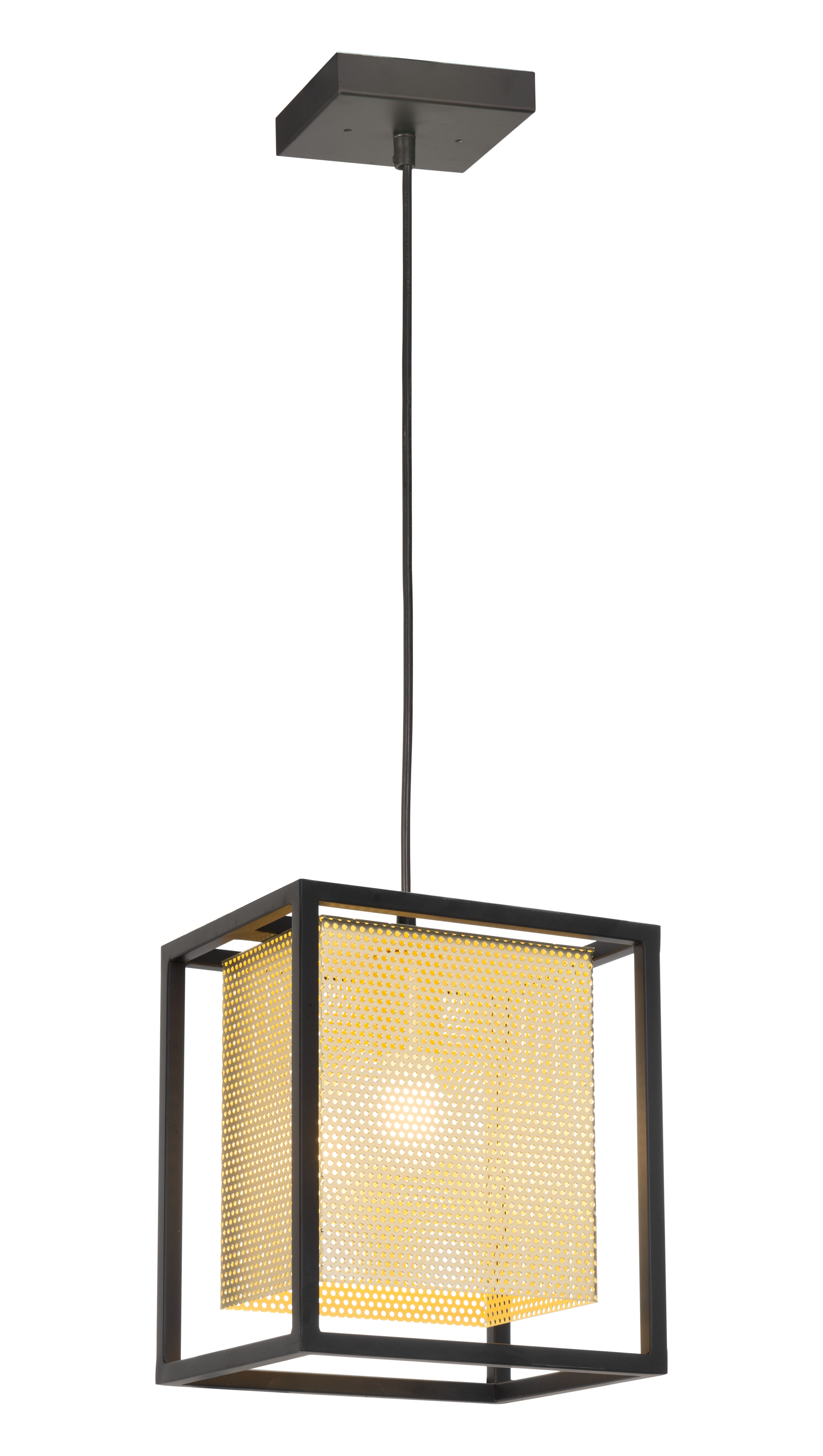 Yves Ceiling Lamp Gold & Black product image