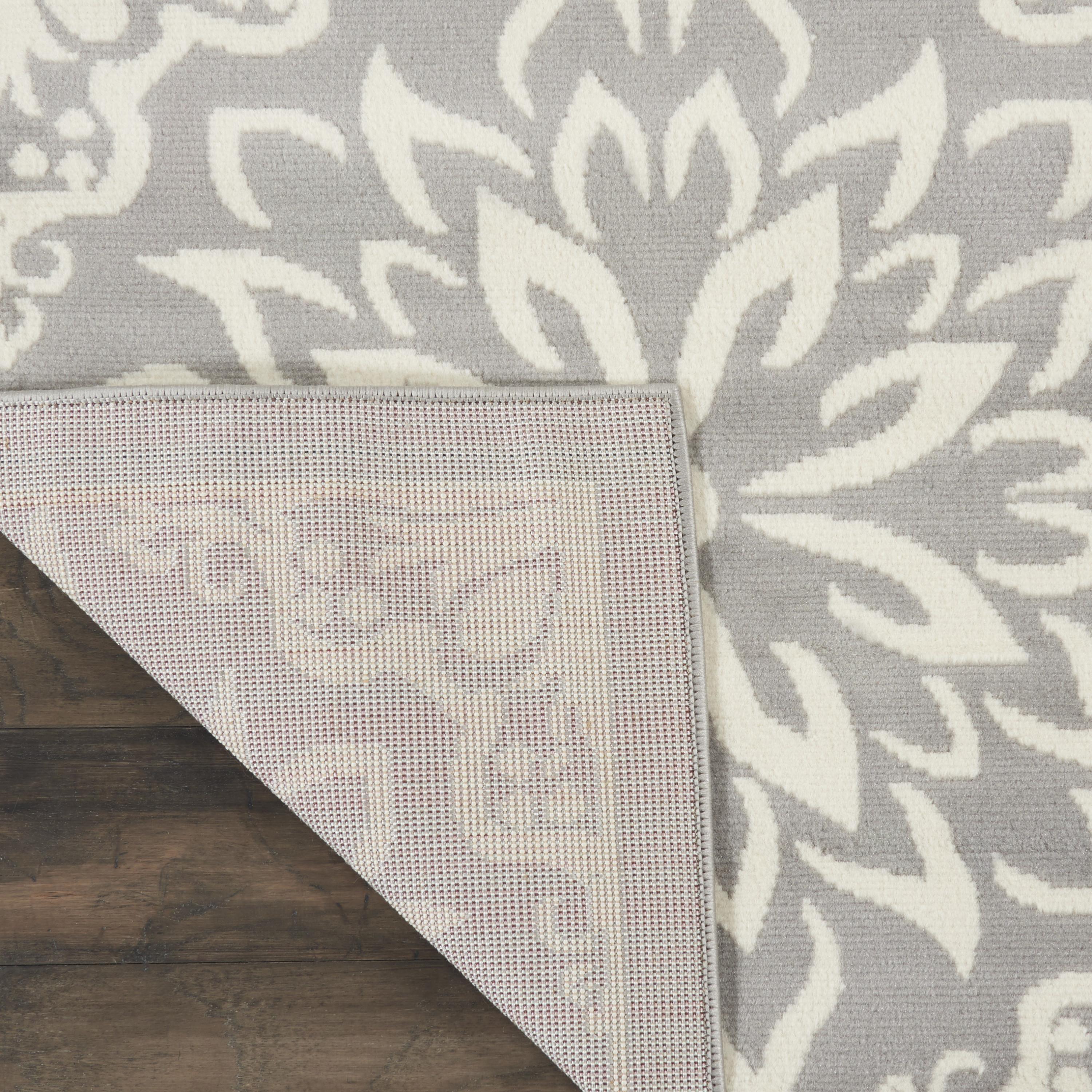 Nourison Jubilant 8'6" x 12' Ivory/Grey Farmhouse Indoor Rug