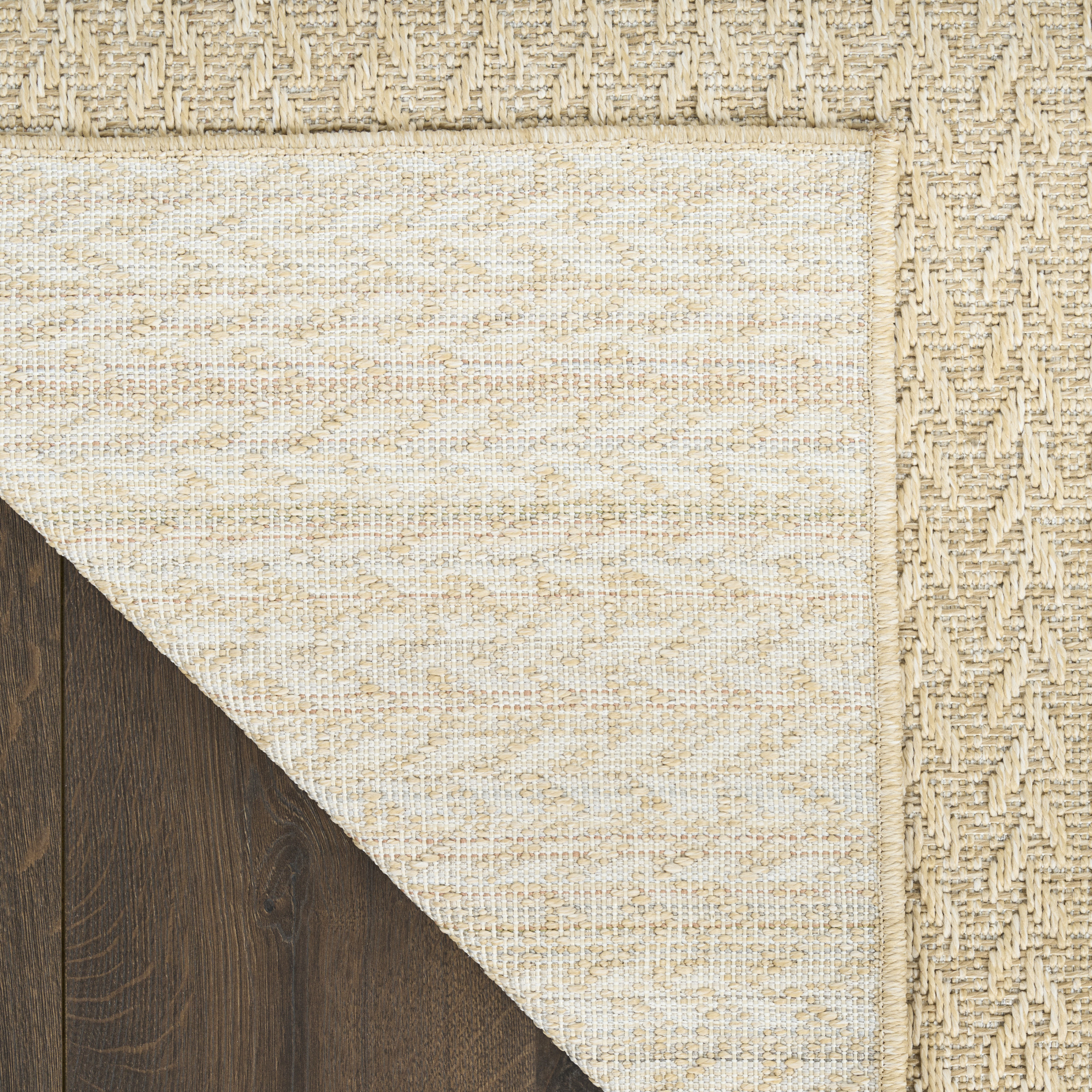 Nourison Tulum 2' x 6' Cream Outdoor Rug