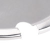 Stainless steel slotted cover for double boiler inset