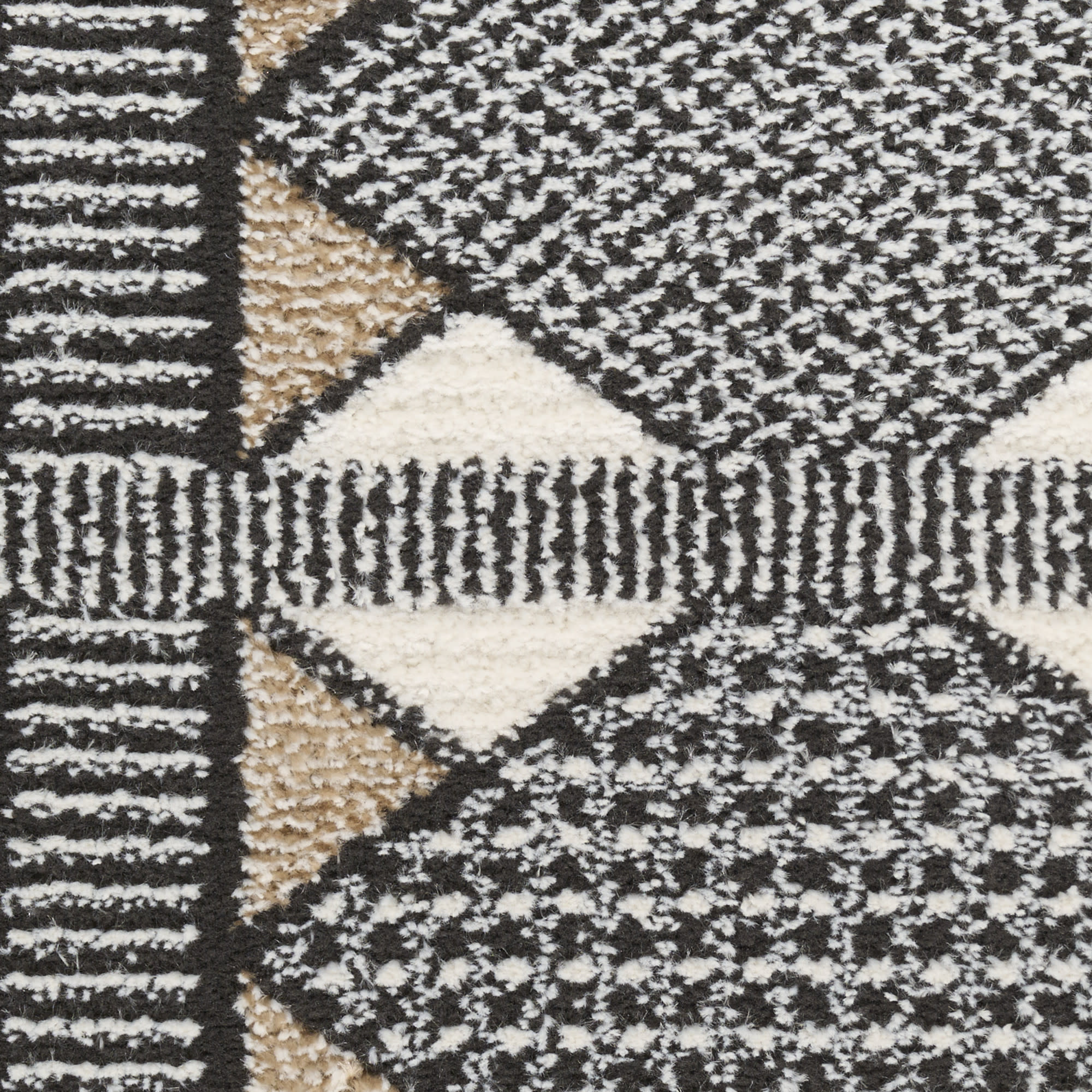 Nourison Nordic 5' x 7' Ivory Multicolor Modern Indoor Rug