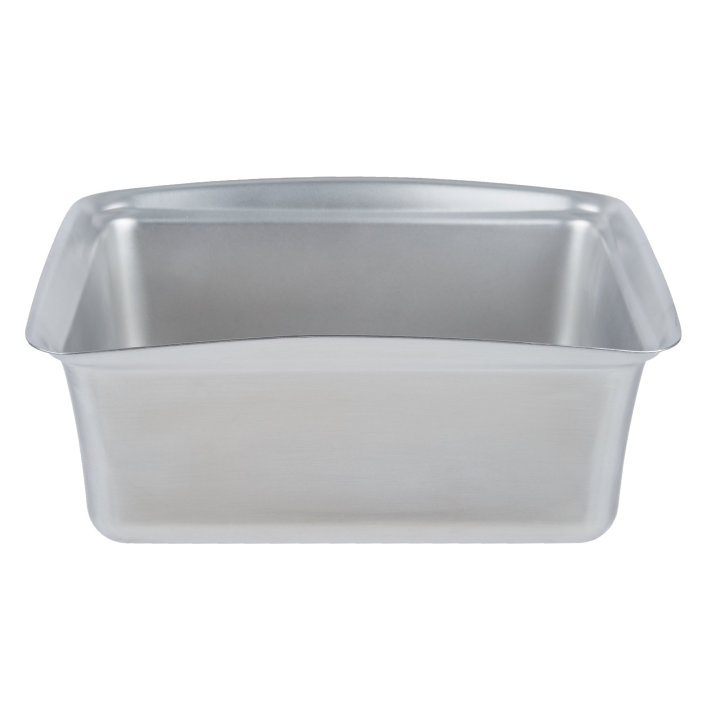 4.5-quart Miramar® contemporary stainless steel half-size food pan