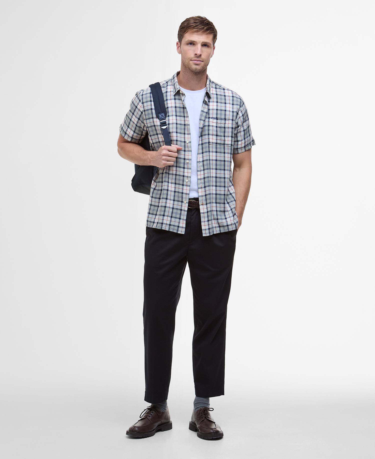 Midfield Tartan Regular Short-Sleeved Shirt image number 1