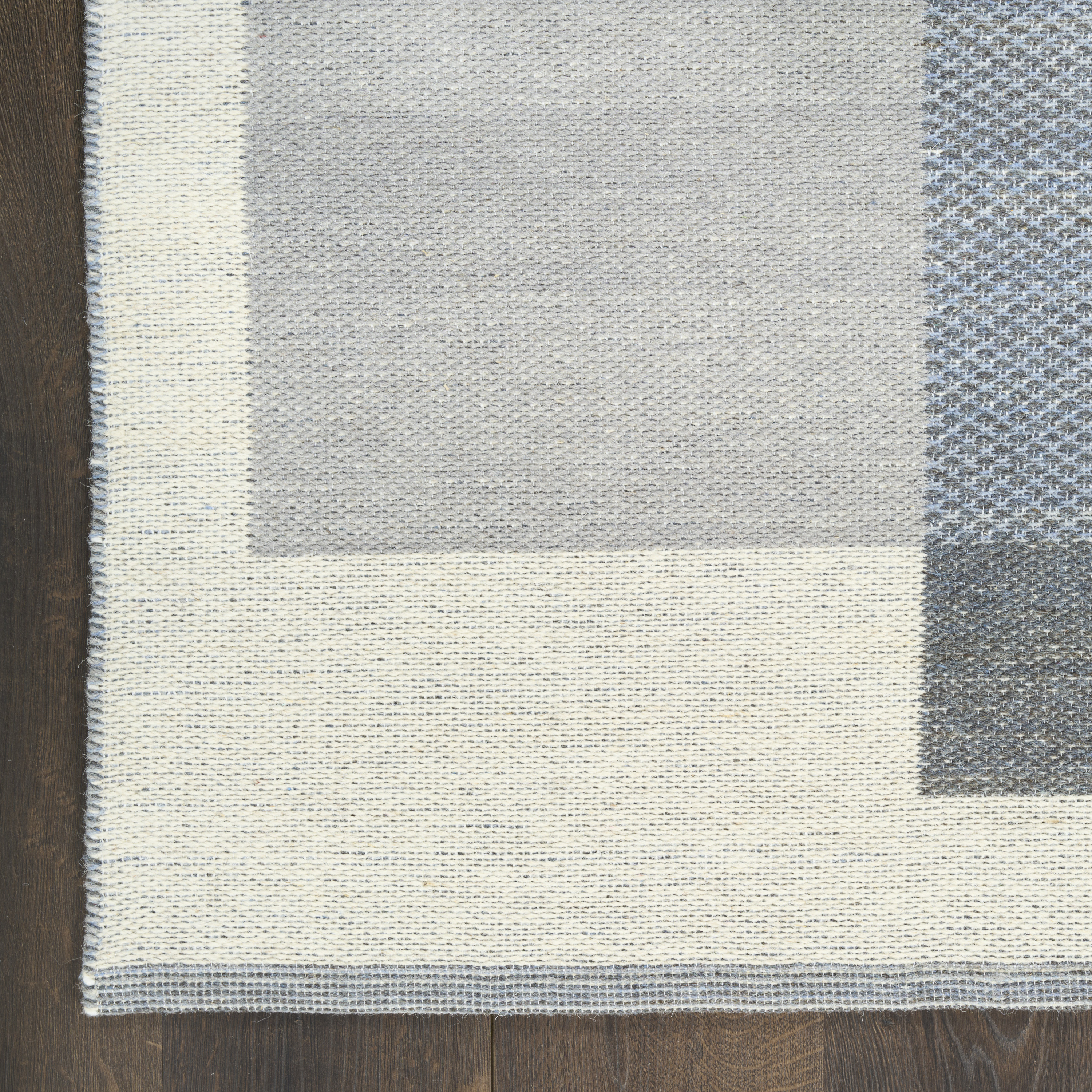 Nourison Copenhagen 8' x 10' Ivory Blue Mid-Century Modern Indoor Rug