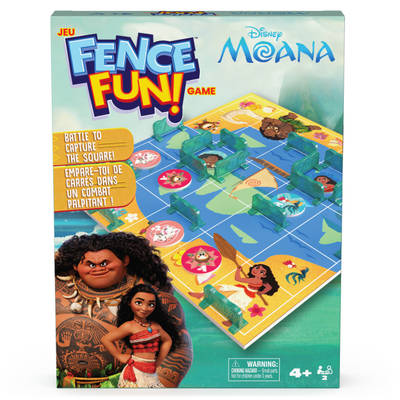 Moana Fence Fun Game, Family Game Night, Kids Game, Disney Game, For Kids Ages 4+