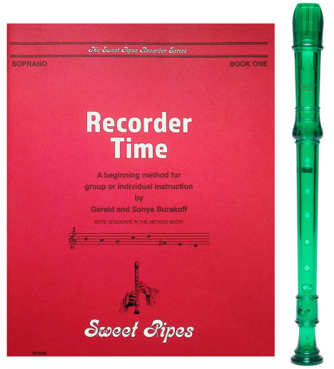 Canto Recorder & Recorder Time Book - Green