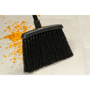 CSM4688403, Carlisle, Sparta, 9in, Duo-Sweep Unflagged Warehouse Broom w/ 48in Metal Handle, Polypropylene Bristles, Black