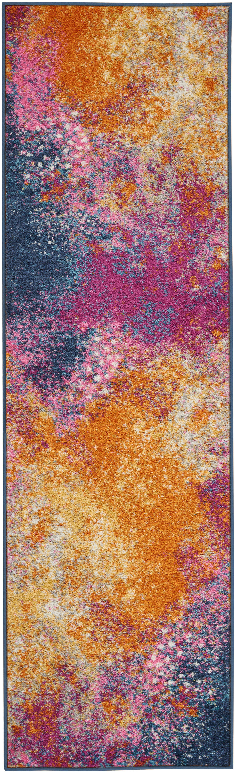 Nourison Passion 2'2" x 10' Sunburst Modern Indoor Rug