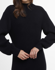 Franchesca Knitted Mini Dress Classic Black