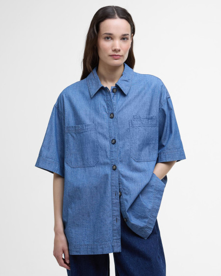 Camicia oversize Melanie a maniche corte