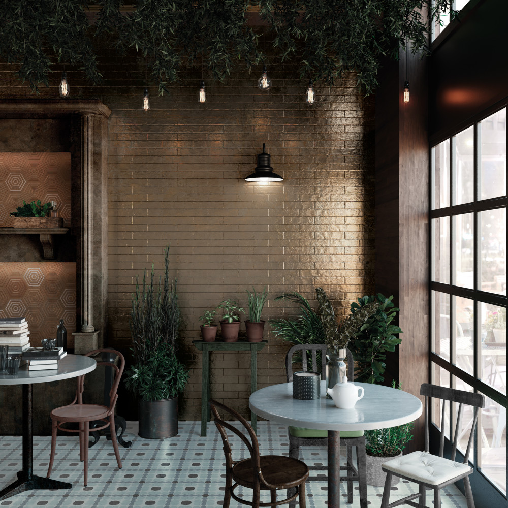 Orion Gold 2-3/4 in. x 11 in. Ceramic Wall Tile