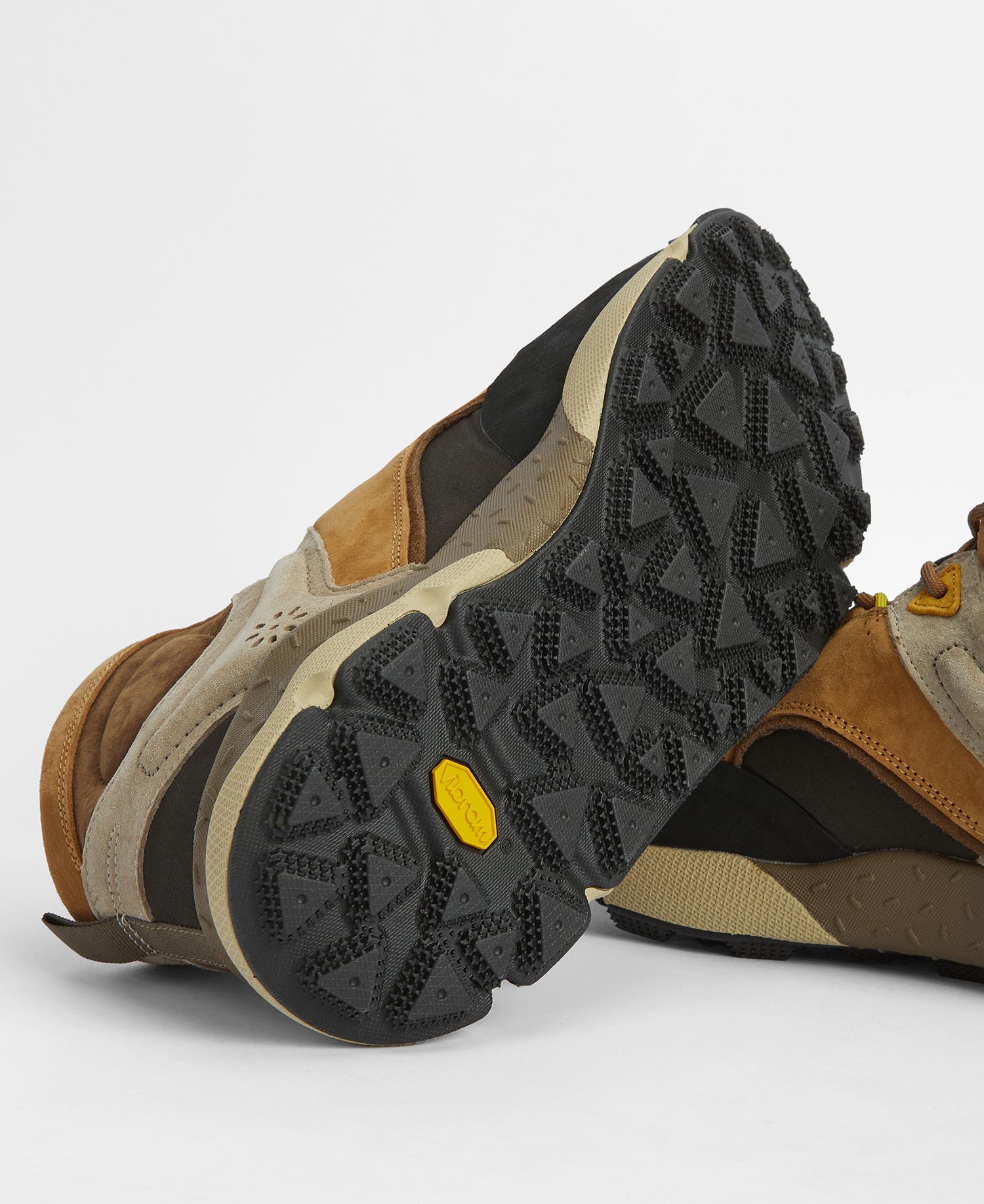 Barbour x Flower Mountain Back Country Uni Mid Trainers image number 6
